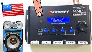 How to adjust Taramps PRO 2.4D audio processor - Explaining all functions rayllan som