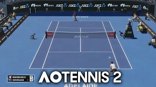 AO Tennis 2 - Thanasi Kokkinakis vs. Arthur Rinderknech (Adelaide International 2)