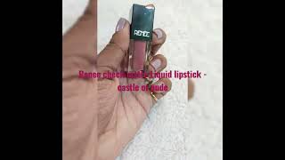 Renee check matte Liquid lipstick - Castle of Nude..#shorts#ytshorts#reneecosmetics#lipstickswatches