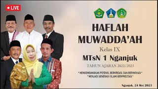 🔴LIVE HAFLAH MUWADDA'AH Sekaligus Peresmian Gedung Kelas Unggulan & Kelas Tahfid Oleh Bupati Nganjuk