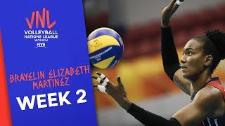 Brayelin Elizabeth Martinez with 19 Points vs Italy | Volleyball Nations League 2019