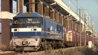 【山陽本線】JR貨物　EF210-309号機牽引　2077レ貨物列車