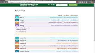 09 Understanding Loopback API Explorer