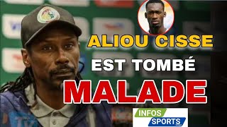 🚨Aliou CISSÉ a eu un malaise après la victoire contre Cameroun, Abdoulah Sima Retour son club