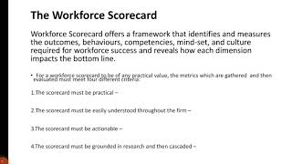 Workforce Scorecard 1