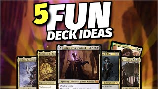 5 Fun Commander Deck Ideas | Concept Corner Vol. 3 | Magic: The Gathering