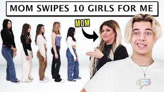 MOM SWIPES 10 GIRLS FOR HER SON! (HE FELL IN LOVE) ❤️