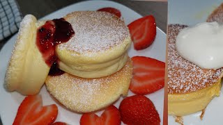 舒芙蕾松饼的做法 | How to make Japanese souffle pancakes