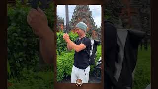 与萨古鲁漫步在巴厘岛乌布街头 #shorts #bali #guru #walkaround