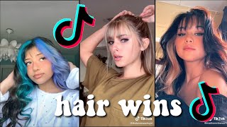 Hair dying/cutting WINS | tiktok compilation 💛
