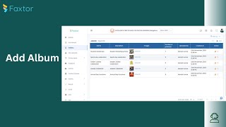 How to Create an Album in Faxtor School Management Software📸