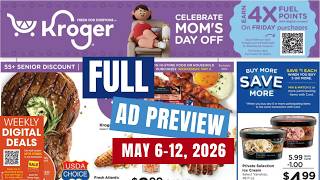 *MEGA SALE* Kroger FULL Ad Preview for 5/6-5/12 | NEW MEGA SALE, Weekly Digitals, & MORE