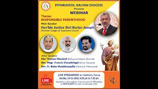 Pithruvedi, Diocese of Kalyan invites you to the Webinar- Responsible Parenthood.