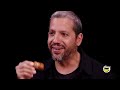 david blaine does magic while eating spicy wings hot ones