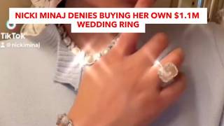 Nicki Minaj Denies Buying Her Own $1.1M Wedding Ring
