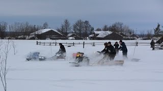 Соревнования на мотобуксировщиках 2016\\ Competition the Moto tug 2016