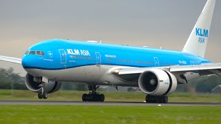 UP CLOSE Plane Spotting Highlights at Amsterdam Airport Polderbaan Runway