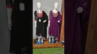 Georgette Ajrak Aline kurti with shwal