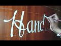 Sign art letter writing,easy english sign handwriting -Dks Art