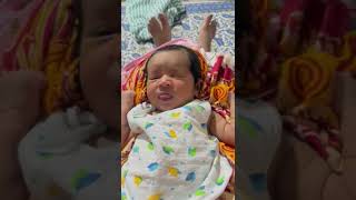 কুহু সোনা গুনগুন দিদির কোলে #cutebaby