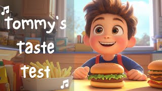 Tommy's Taste Test | Fun Kids Song about Home Cooking | Little Tunes