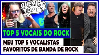 TOP 5 VOCALISTAS DE BANDA DE ROCK by LEANDRO VOZ