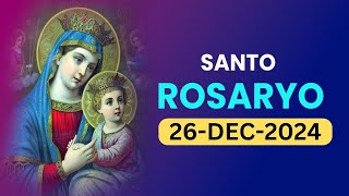 Santo Rosaryo 🙏🏻 Huwebes🙏🏻December 26, 2024🙏🏻 Ang mga Misteryo ng Liwanag 🙏🏻 Tagalog Rosary