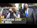 U.S defense secretary Llyod Austin meet with Indian defense minister Rajnath Singh