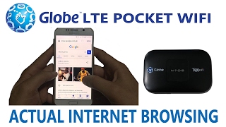 Globe LTE Pocket WiFi (Youwin M022) Actual Internet Browsing