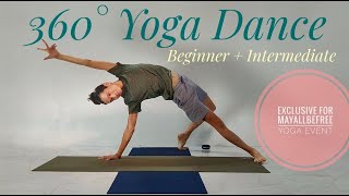 360 Yoga Dance (Free Heart) - Beginner and Intermediate version | 舞极流瑜伽 - 初级和中级 | Yoga with Yong