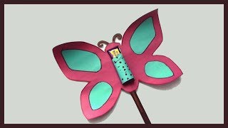DIY PAPER CRAFTS | Easy Simple Paper Butterfly | Kids Gift Ideas