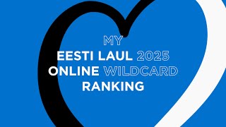 🇪🇪 My Eesti Laul 2025 Ranking - Part 2: Online Wildcard