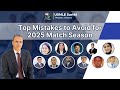 Top Mistakes to Avoid for 2025 Match Season | USMLE | Residency Match