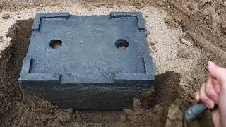 How to cast cement pots directly on the sand.