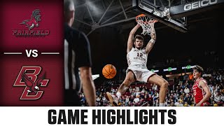 Fairfield vs. Boston College Game Highlights | 2023-24 ACC Men’s Basketball