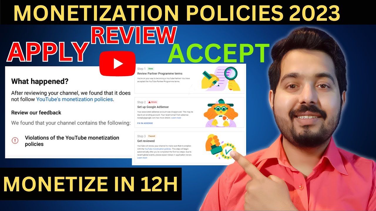 Youtube Monetization Policies 2023 | YouTube Monetization Requirements ...