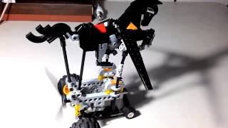 Amida Lego Pegasus automaton MOD wind powered car