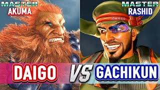 SF6 🔥 DAIGO (Akuma) vs GACHIKUN (Rashid) 🔥 Street Fighter 6 High Level Gameplay