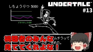 【Undertale】メタトンとの決戦！アピール対決！【ゆっくり実況】♯13