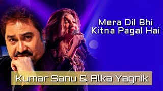 Mera Dil Bhi Kitna Pagal Hai | Kumar Sanu, Alka Yagnik | Saajan | Sanjay Dutt, Madhuri | 90s Songs
