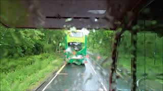 Rydabus Vintage Bus Ride In The Rain - Route 21 - East Cowes To Ryde Bus Museum - Isle Of Wight