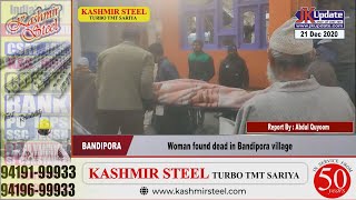 Woman found dead in Bandipora village