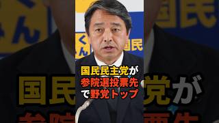 国民民主党が参院選投票先で野党トップ #政治 #雑学 #ニュース #立憲民主党 ※VOICEVOX:青山龍星 