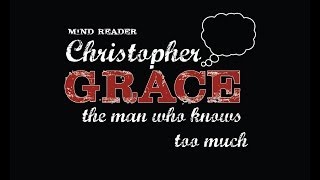 Christopher Grace - Cruise Ship Mentalist - Incredible Mind Reading