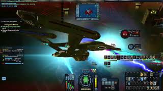 Star Trek Online NX T6 Ship  in the Borg  space  PVP Zone