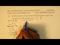 Find Equation on Invariant Lines through origin Linear Transformation Matrix