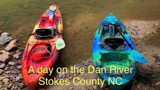 Kayaking the Dan River through Hanging Rock State Park.