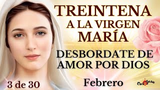 🔴🕊️DÍA 3: INICIA LA TREINTENA Y SANTO ROSARIO A LA SANTÍSIMA VIRGEN | 🌹DESBORDATE DE AMOR POR DIOS