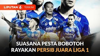Persib Bandung Juara Liga 1, Bobotoh Konvoi Rayakan Persib Juara | Liputan 6