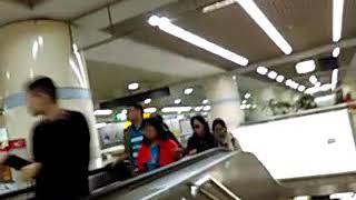 捷運板南土城線往南港展覽館方向路線捷運路程搭乘記錄與載客實況攝影(西元2019年04月02日)西門→忠孝復興